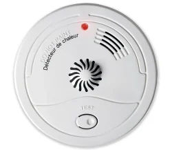 Détecteur De Fumée|Détecteur De Fumée, Gaz Et Protection Incendie-Détecteur de feu et de chaleur cuisine Lifebox DETCC01