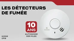 Kidde Détecteur de fumée anti-vandalisme 10Y29