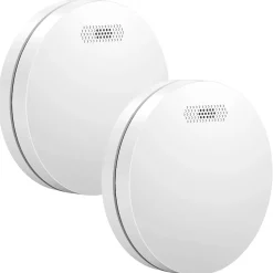 Aroha Détecteur De Fumée|Détecteur De Fumée-Détecteur de fumée Safety Pro - Batterie 10 ans - Détecteur de fumée - Alarme incendie - 2 pièces