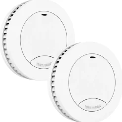 Aroha Détecteur de fumée Safety Pro Mini - Batterie 10 ans - Détecteur de fumée - Alarme incendie - 2 pièces