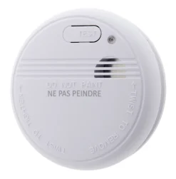 Otio Détecteur De Fumée|Détecteur De Fumée, Gaz Et Protection Incendie-Détecteur de fumée CE garanti 5 ans - avec pile et accessoires -