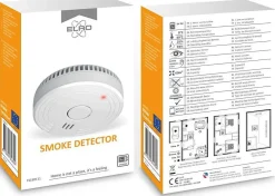Nature Pro Détecteur de fumée - Conforme à la Norme européenne EN14604, Blanc