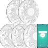 Aroha Détecteur de fumée et de monoxyde de carbone Smart Connect WiFi - Batterie 10 ans - Alarme incendie et CO - 5 pièces