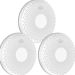 Aroha Détecteur de fumée et de monoxyde de carbone Safety Pro - Batterie 10 ans - Alarme incendie et CO - 3 pièces
