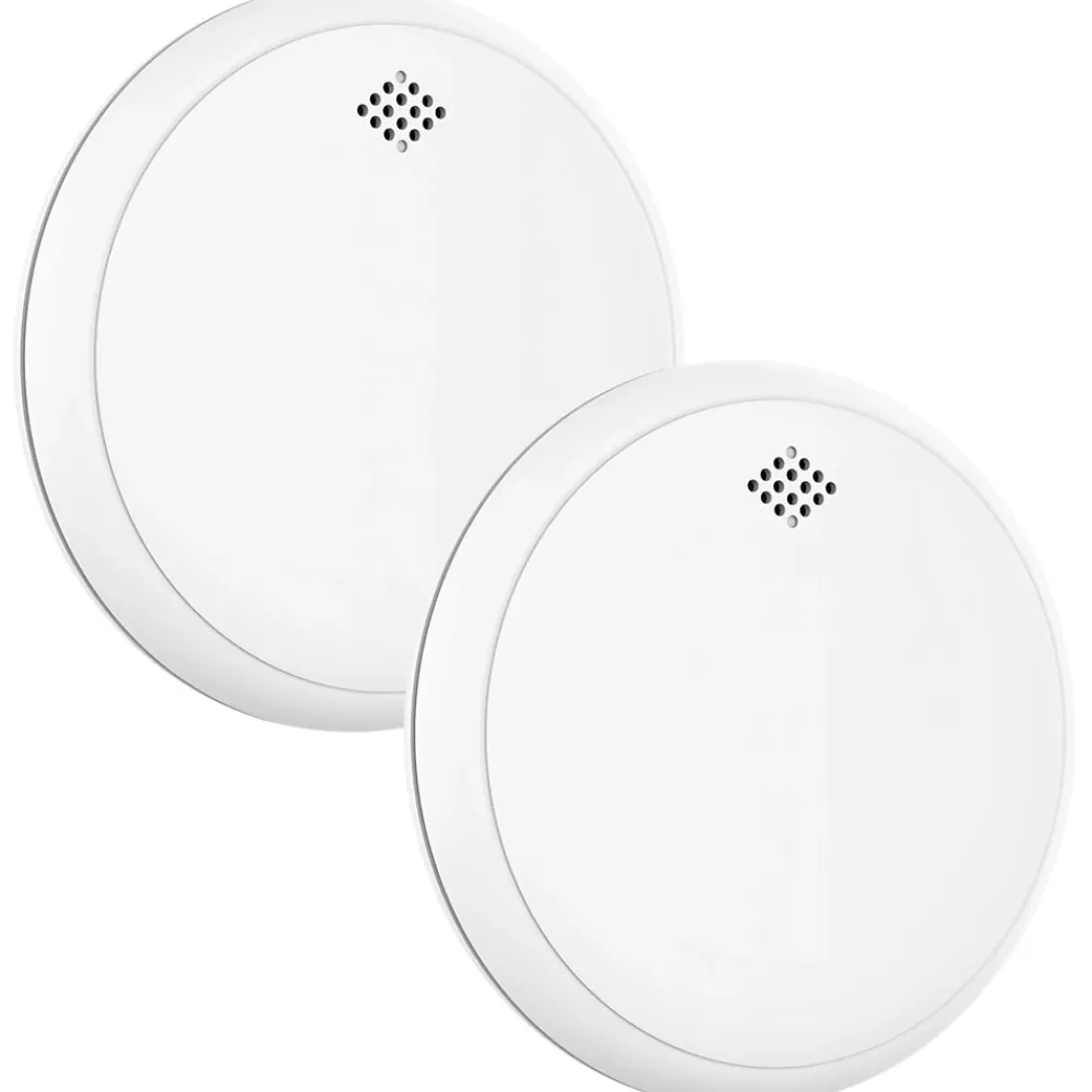 Aroha Détecteur De Monoxyde De Carbone Et Gaz-Détecteur de fumée et de monoxyde de carbone Safety Pro Sleep Line - Batterie 10 ans - Alarme incendie et de CO - 2 pièces