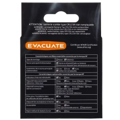 Détecteur De Fumée|Détecteur De Fumée, Gaz Et Protection Incendie-Détecteur de fumée Evacuate autonomie 10 ans 85 dB(A)