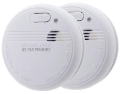 Otio Détecteur De Fumée|Détecteur De Fumée, Gaz Et Protection Incendie-Détecteur de fumée autonomie 5 ans, 2 pièces