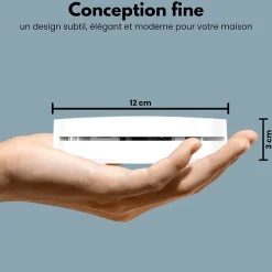 Aroha Détecteur De Fumée|Détecteur De Fumée-Détecteur de fumée WiFi Smart Connect - Batterie 10 ans - Alarme incendie connecte avec Tuya et Smartlife