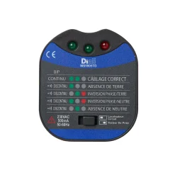 Diall Testeur De Tension-Détecteur de fusible - max 230V bleu et noir