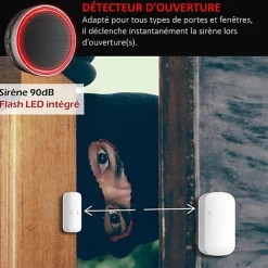 Kyf Détecteur d ouverture pour alarme 868Mhz -ALARM-009