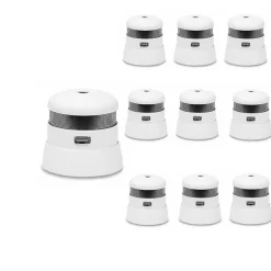 Lifebox Détecteur De Fumée|Détecteur De Fumée-10 détecteurs de fumée certifiés nf, autonomie 10 ans cavius