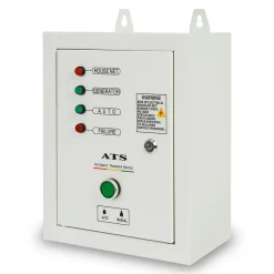 Eberth ATS commutateur de transfert automatique 3 phases jusqu'à 15kW, 400V tension de service, câble de commande 1,5m ATS inclus
