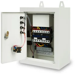 Eberth ATS commutateur de transfert automatique 3 phases jusqu'à 15kW, 400V tension de service, câble de commande 1,5m ATS inclus