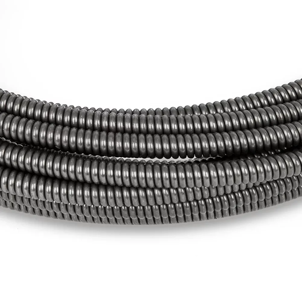 Eberth Spirale de 20m pour machine de nettoyage de tuyaux, diamètre de la spirale 13mm, accouplement M6, tuyaux de diamètre 5-10cm