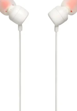 JBL Enceinte, Écouteur Et Casque-Ecouteurs filaires T110 blanc avec microphone