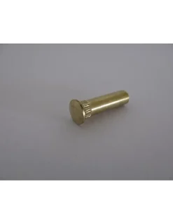 Vis Express Écrou-Ecrou Relieur Tête fraisée bombée TFB Moletée M4X13 5X20 Laiton nickelé - 100 pièces