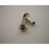 Vis Express Écrou-Ecrou Relieur Tête Poelier Pozi M4X9 5X15 Acier nickelé - 1000 pièces