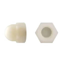 D-Work Écrou-100 Ecrous Borgnes M12 mm - DIN 1587 - Polyamide -