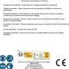 D-Work Écrou-1000 Ecrous Freins Indésserrables M8 mm - DIN 980 - 8 - Zingué blanc -