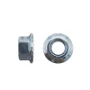 D-Work 100 Ecrous Hexagonaux à Embase Crantée M10 mm - DIN 6923 - 8 - Zingué blanc -