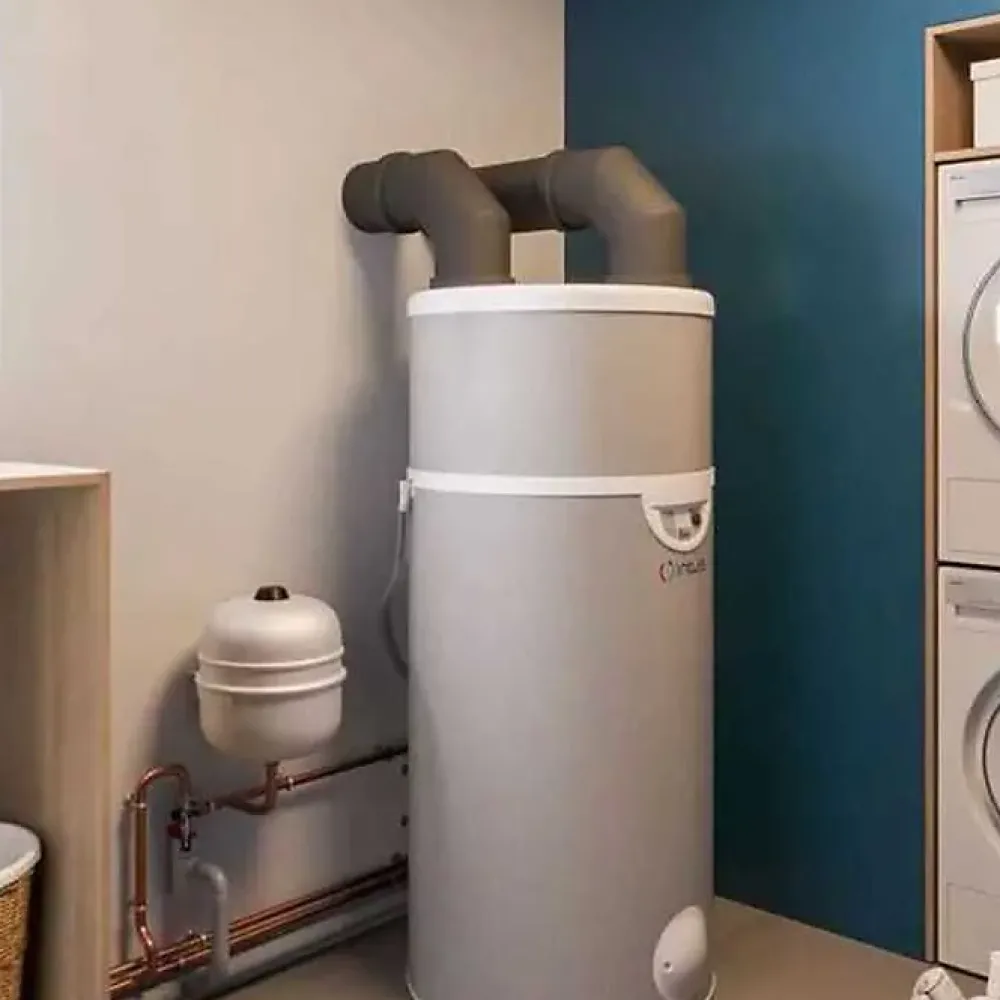 Auer Devient Intuis Edel Air L - Chauffe-eau thermodynamique air/eau vertical - 353420 - Intuis