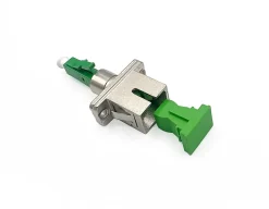 Elfcam-shop Câble, Fil Et Cordon D'Alimentation-Elfcam - Adaptateur Fibre Optique Monomode Simplex LC/APC Mâle à SC/APC Femelle, Lot de 1