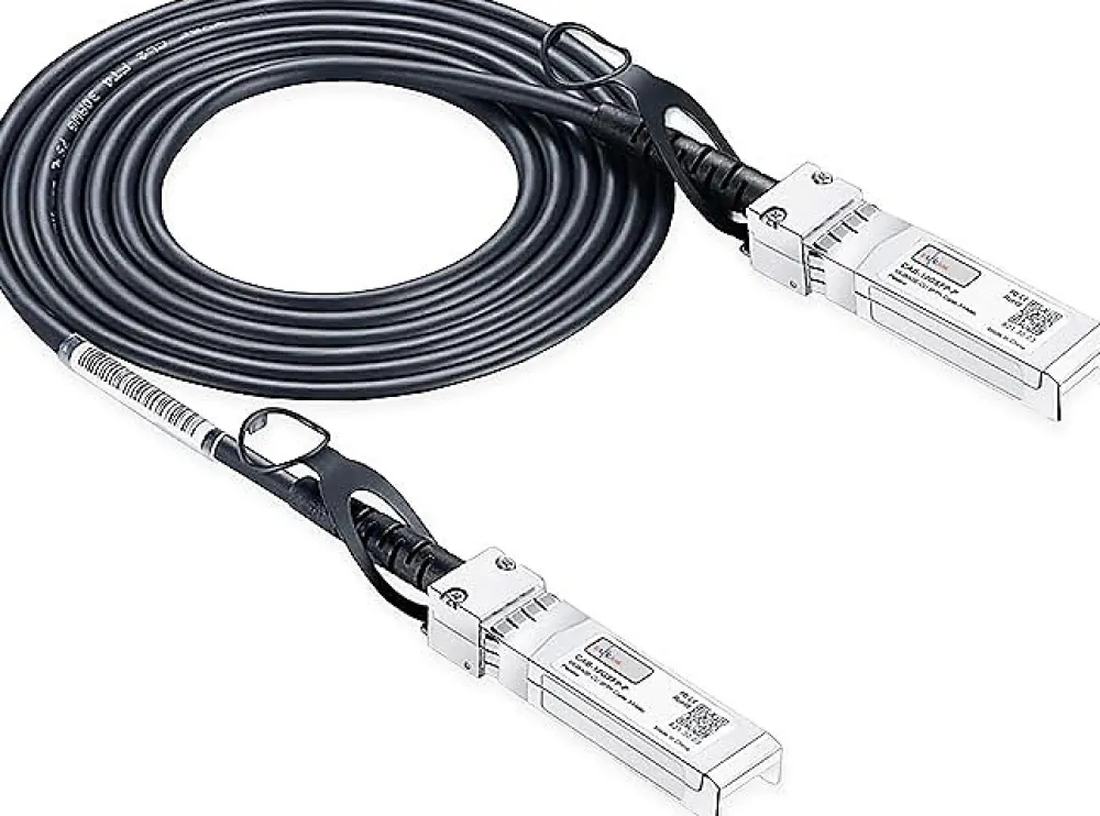 Elfcam-shop Elfcam - Câble DAC SFP+ à SFP+ 10Gb - 8m, Twinax Attache Directe, Haute Performance