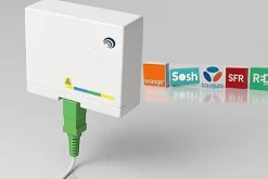 Elfcam-shop Câble, Fil Et Cordon D'Alimentation-Elfcam - Câble Fibre Optique SC-APC à SC-APC - 15m (Blanc), Jarretière Renforcée 9/125um, Blindé, Compatible Livebox