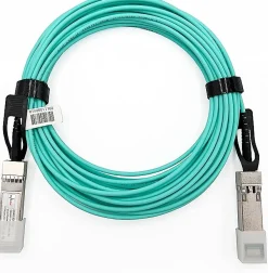 Elfcam-shop Box Domotique-Elfcam - Câble Optique Actif SFP+ à SFP+ - 8m, AOC 10 Gbit/s OM3, Ultra Performant, Réseau Professionnels, PC