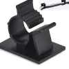 Elfcam-shop Fixation Et Raccordement Du Câble-Elfcam - Clips Câble Adhésif Réglable pour Fibre Optique, Noir, Maison/Bureau, Attache Fil (Lot de 60)