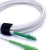 Elfcam-shop Câble, Fil Et Cordon D'Alimentation-Elfcam - 35m Câble Fibre Optique SC/APC à SC/APC, Simplex Monomode 4,0mm avec PTO, Rallonge Fibre sans Perte