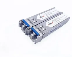 Elfcam-shop Elfcam - 2 Modules SFP 1,25 Gbps LC/UPC Duplex Monomode OS2 1310nm, 10 km, Transceivers Fibre Optique Performants