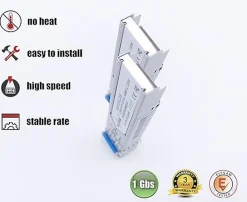 Elfcam-shop Elfcam - 2 Modules SFP 1,25 Gbps LC/UPC Duplex Monomode OS2 1310nm, 10 km, Transceivers Fibre Optique Performants