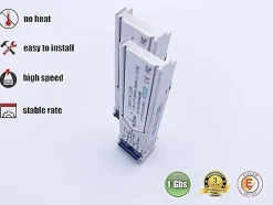 Elfcam-shop Box Domotique-Elfcam - 2 Modules SFP 1,25 Gbps LC/UPC Duplex Multimode 850nm, 550m, Transceiver Fibre Optique Performant
