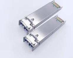 Elfcam-shop Box Domotique-Elfcam - 2 Modules SFP 1,25 Gbps LC/UPC Duplex Multimode 850nm, 550m, Transceiver Fibre Optique Performant
