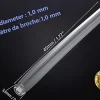 Elfcam-shop Gaine Électrique-Elfcam - Smoove Transparent 60mm Lot 100, Protection d'Épissure Fibre Optique Thermo-rétractable (Nanchon)