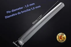 Elfcam-shop Elfcam - Smoove Transparent 40mm Lot 100, Protection d'Épissure Fibre Optique Thermo-rétractable (Nanchon)