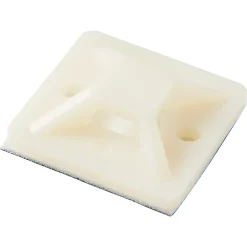 Diall 25 embases adhésives 25 x 25 mm transparent