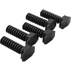 Diall 25 embases de fixation sur maçonnerie pour collier de serrage 9 mm noir