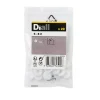 Diall Embout blanc à clipser ø6-8 mm - 20 pièces