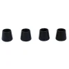 Diall Patin, Feutre Et Embout-Embout en caoutchouc 20 mm x 4, noir