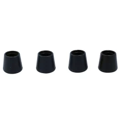 Diall Patin, Feutre Et Embout-Embout en caoutchouc 20 mm x 4, noir