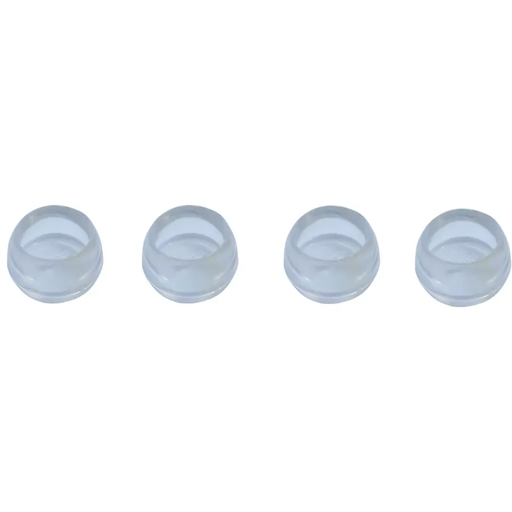 Diall Patin, Feutre Et Embout-Embout en caoutchouc 22 mm x 4, transparent