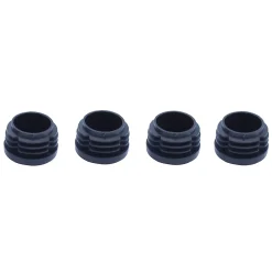 Diall Patin, Feutre Et Embout-Embout en plastique 20/21 mm x 4, noir