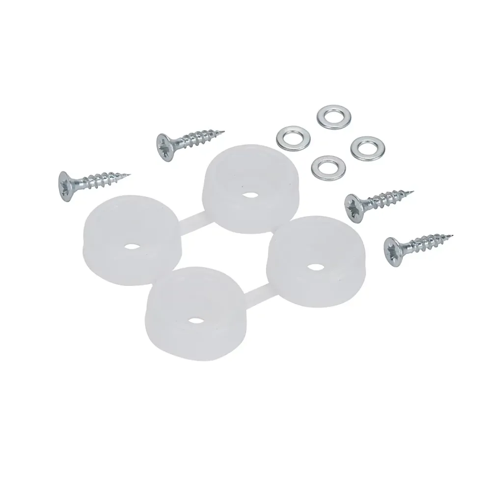 Diall Patin, Feutre Et Embout-Embout en plastique 22 mm x 4, transparent