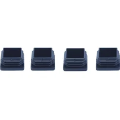 Diall Embout en plastique 28 x 28 mm x 4, noir