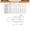 Vis Express Embout rond envellopant caoutchouc vulcanisé Noir Pour Tube 16 à 17 - 10 pièces
