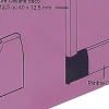 Legrand Embout sabot droit pour plinthe CELIANE Déco blanc 82 x 12,5 mm