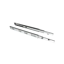 Compas, Coulisse Et Coulisseau-Emuca Jeu de coulisses à billes à sorties totale avec supports, hauteur 45mm, longueur 350mm, Acier, Zingué