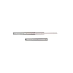 Emuca Jeu de coulisses à billes pour tiroir à sortie totale, hauteur 45mm, longueur 400mm, Acier, Zingué
